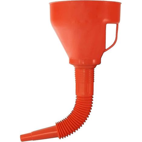 Universeller 1-liter-öleinfülltrichter Mit Überlaufschutz, Abnehmbarem Einfüllstutzen Und Flexiblem 2-stufigem Schlauch