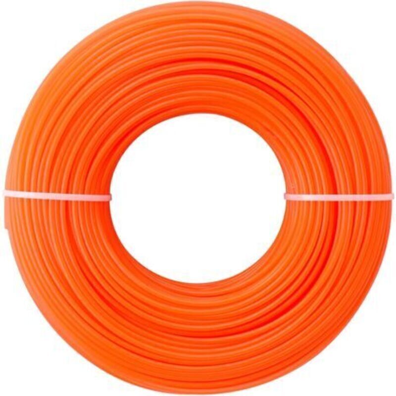 Nylon-trimmerfaden, 100 M, 2,4 Mm Durchmesser, Kompatibel Mit Den Meisten Freischneidern Und Trimmern