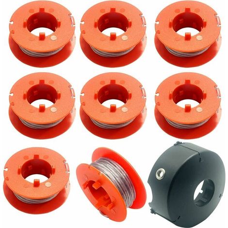 Ulisem Ersatzdrahtspule Für Bosch Art 23, 26, 30 Combitrim, Easytrim Freischneider, Inklusive Schutzabdeckung, Modell F016l71088 (8 Spulen + 1 Abdeckung).