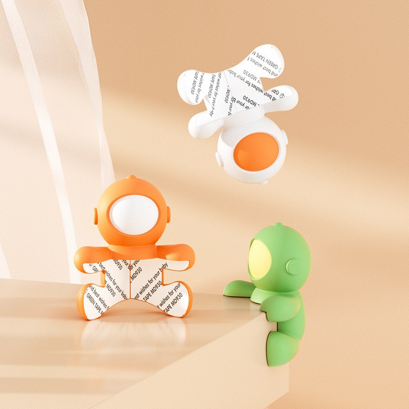 Kosmonaut Eckenschutz, 4 Stück - Tischkanten- Und Eckenschutz Für Kinder (orange)