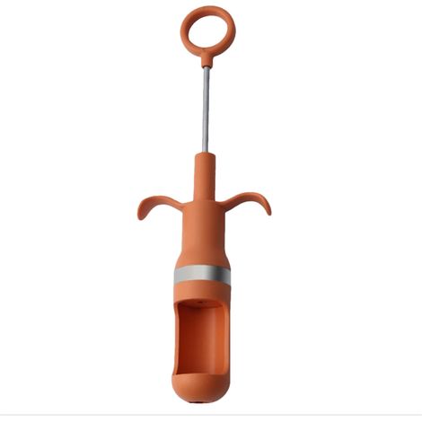 Küchenutensil, Obstentsteiner Aus Edelstahl, Für Kirschen, Oliven Und Weintrauben, Tragbar, Rutschfest, Einfach Zu Bedienen, Aus Edelstahl Und Polypropylen.