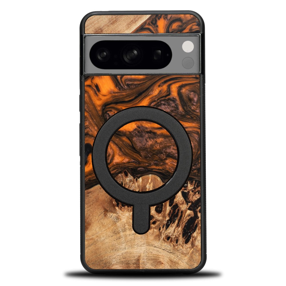 Bewood Unique Schutzhülle Für Google Pixel 8 Pro – Orange Mit Magsafe
