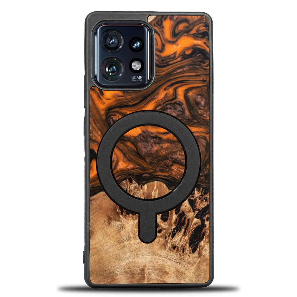 Bewood Unique Schutzhülle Für Motorola Edge 40 Pro – Orange Mit Magsafe