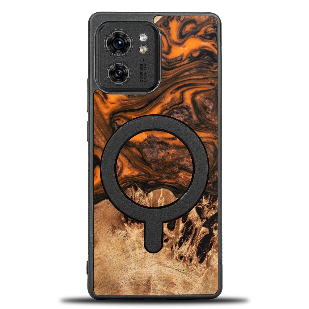 Bewood Unique Schutzhülle Für Motorola Edge 40 – Orange Mit Magsafe