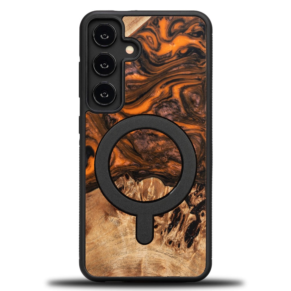 Bewood Unique Schutzhülle Für Samsung Galaxy A55 5g – Orange Mit Magsafe