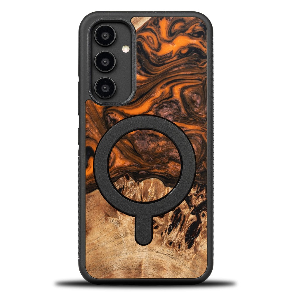 Bewood Unique Schutzhülle Für Samsung Galaxy A54 5g – Orange Mit Magsafe
