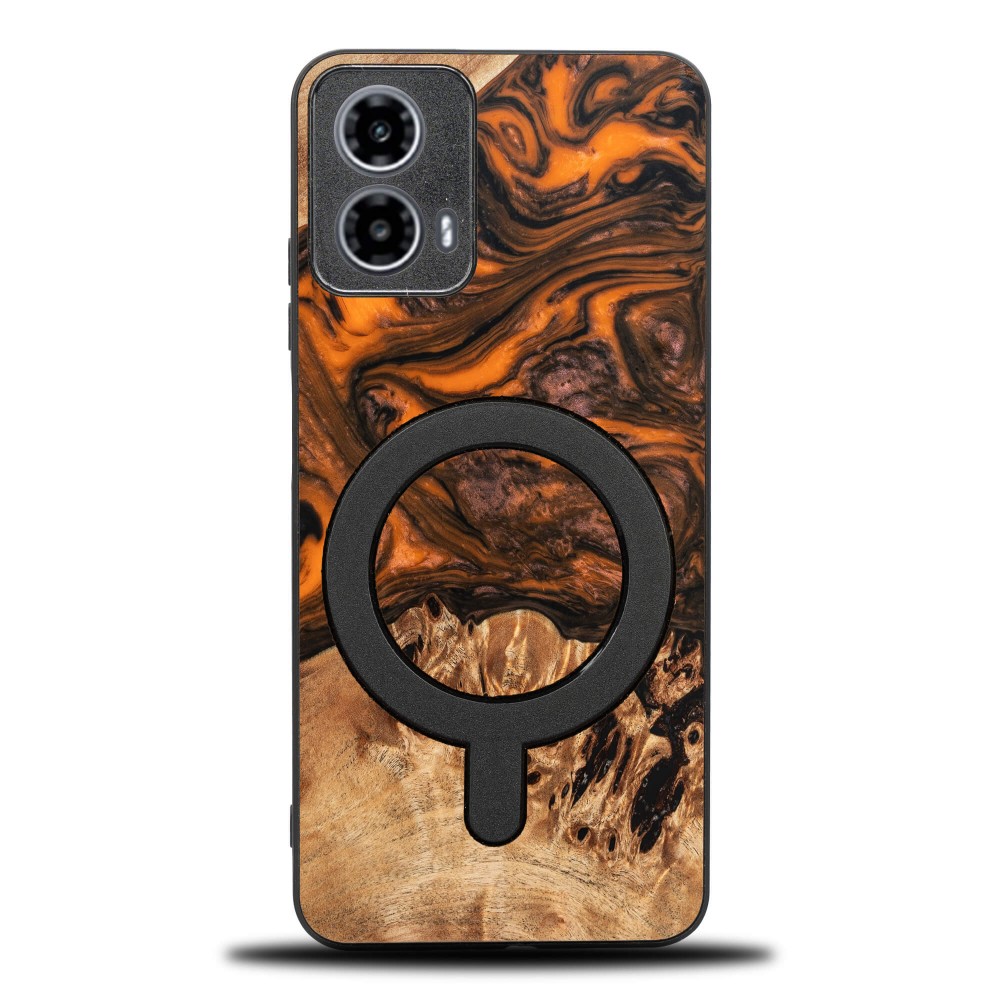 Bewood Unique Schutzhülle Für Motorola G34 5g – Orange Mit Magsafe