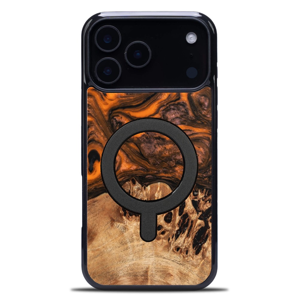 Bewood Unique Hülle Für Iphone 17 Pro Max – Orange Mit Magsafe
