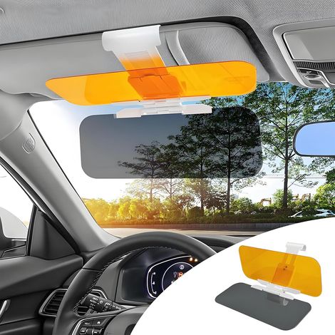 2-in-1-druckknopf Für Die Windschutzscheibe – Polarisierte Sonnenblendenverlängerung – Für Sicheres Fahren – Uv-filter