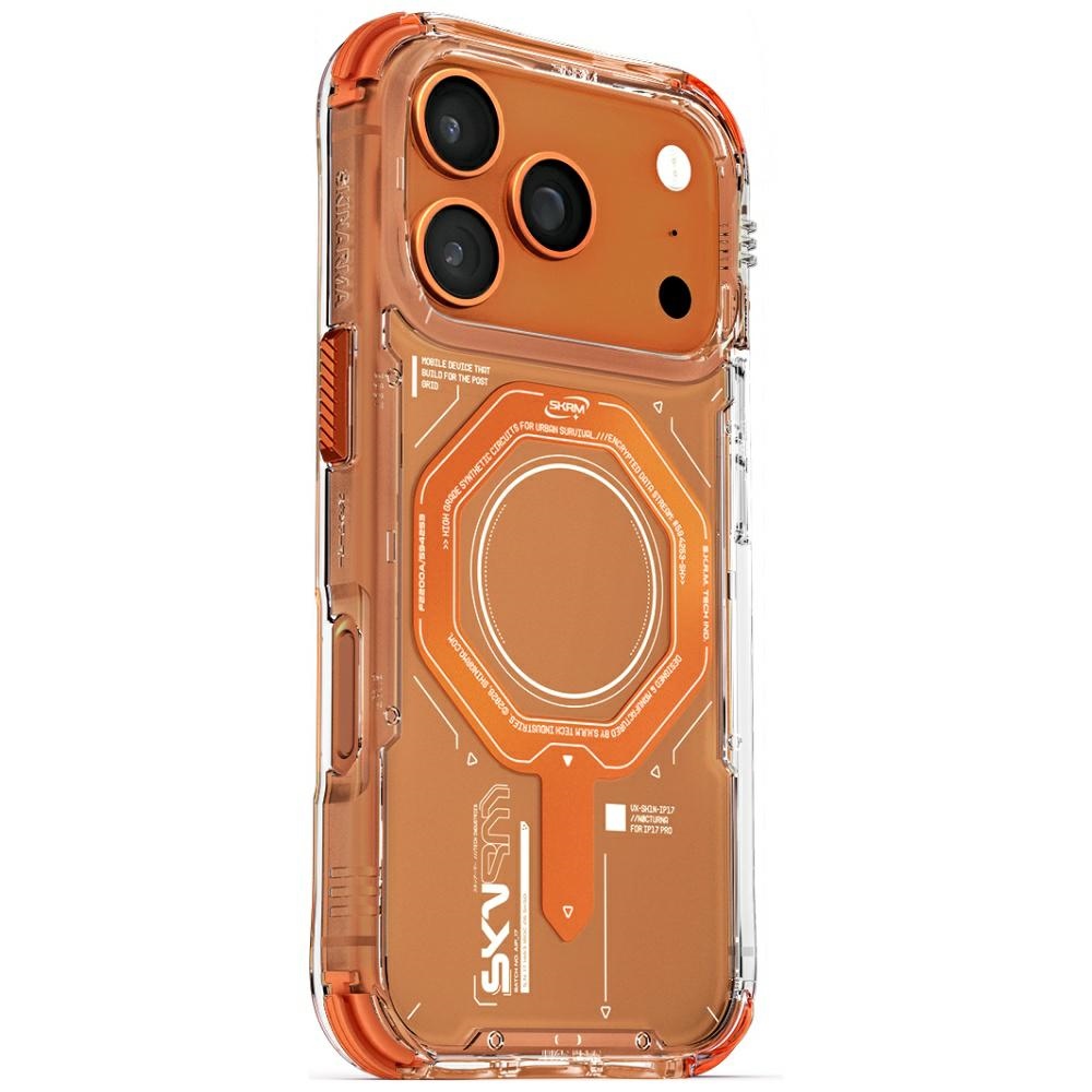 Skinarma Magma Hülle Für Iphone 17 Pro Mit Magnetischem Ladeanschluss, Orange