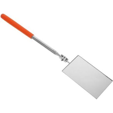 Teleskop-inspektionsspiegel Mit 360°-schwenkkopf. Rechteckiger Spiegel. Ausziehbar Bis Zu 47,5 Cm. Inspektionsspiegel An Einem Stiel Zur Fahrzeuginspektion.