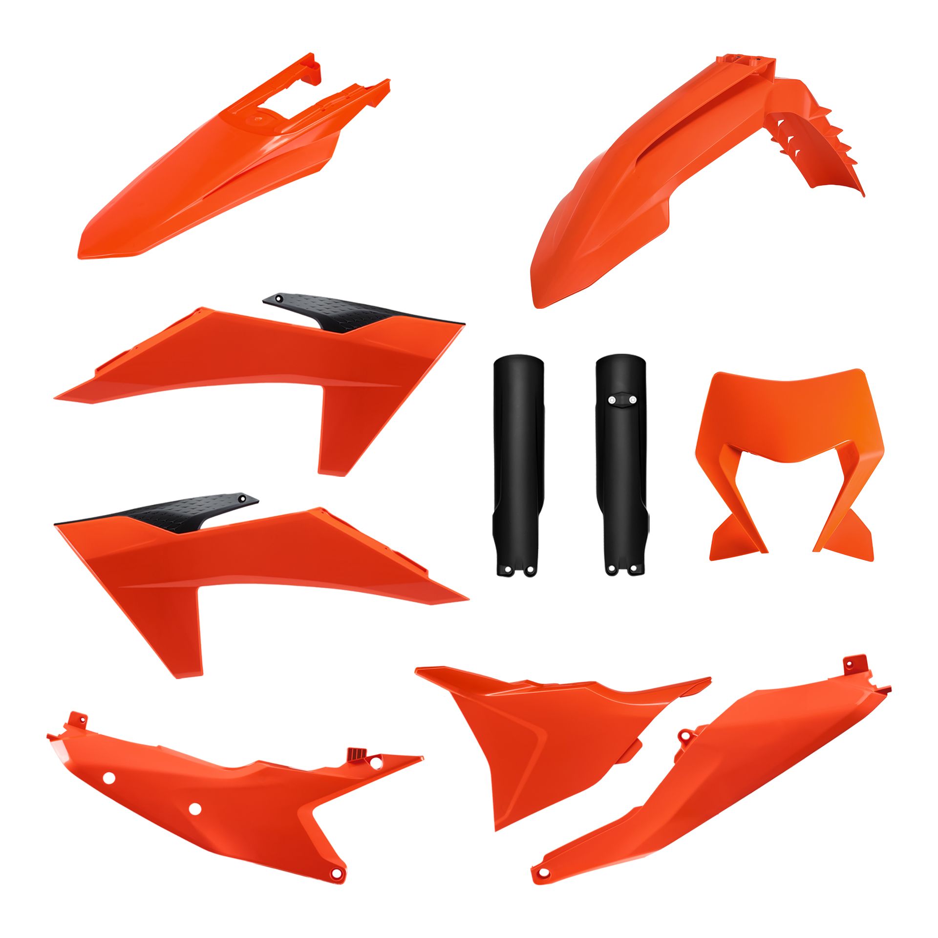 Polisport Ktm Exc Xc Komplett-verkleidungssatz 24 25 Orange Schwarz