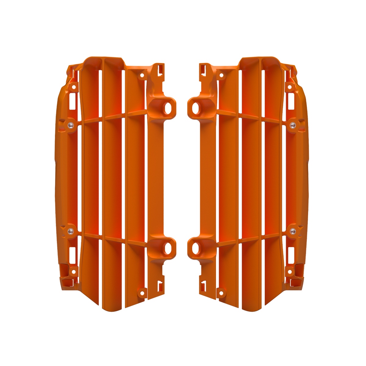 Polisport Kühlerschutzgitter Für Ktm Sx, Sxf, Xc, Exc, Xcf, Te, Fe, Orange