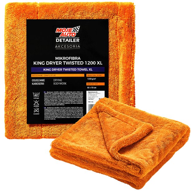 023661 Mein Auto – Detailer Mikrofaser-trocknerhandtuch Xl 1200 G/m² 60 X 90 Cm