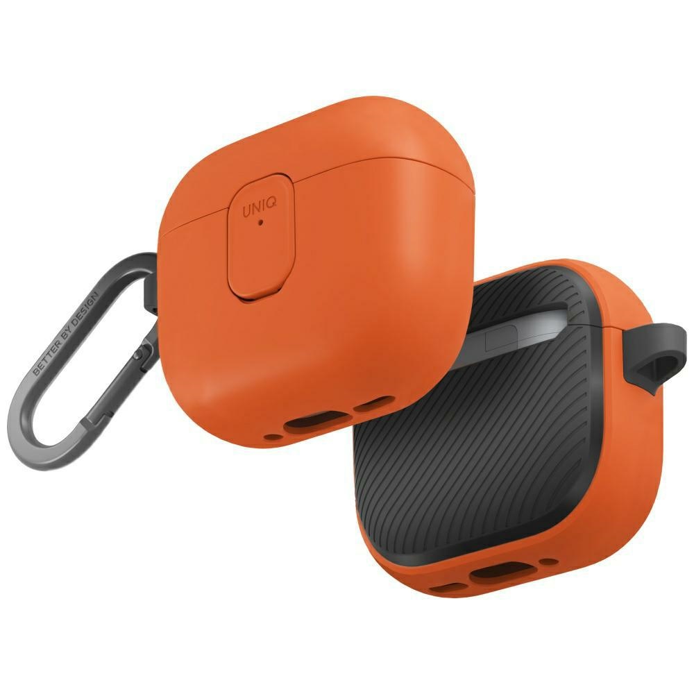 Uniq Clyde Schutzhülle Für Airpods 4, Abschließbar, Orange