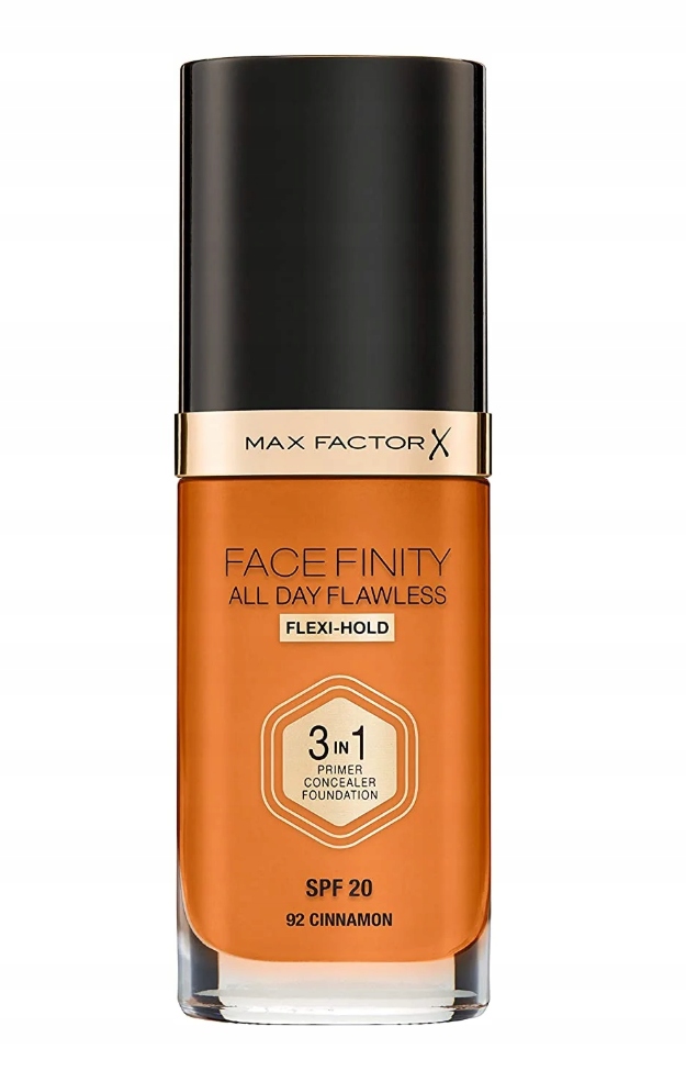 Max Factor Facefinity 3-in-1 Foundation – 92 Zimt, 30 Ml
