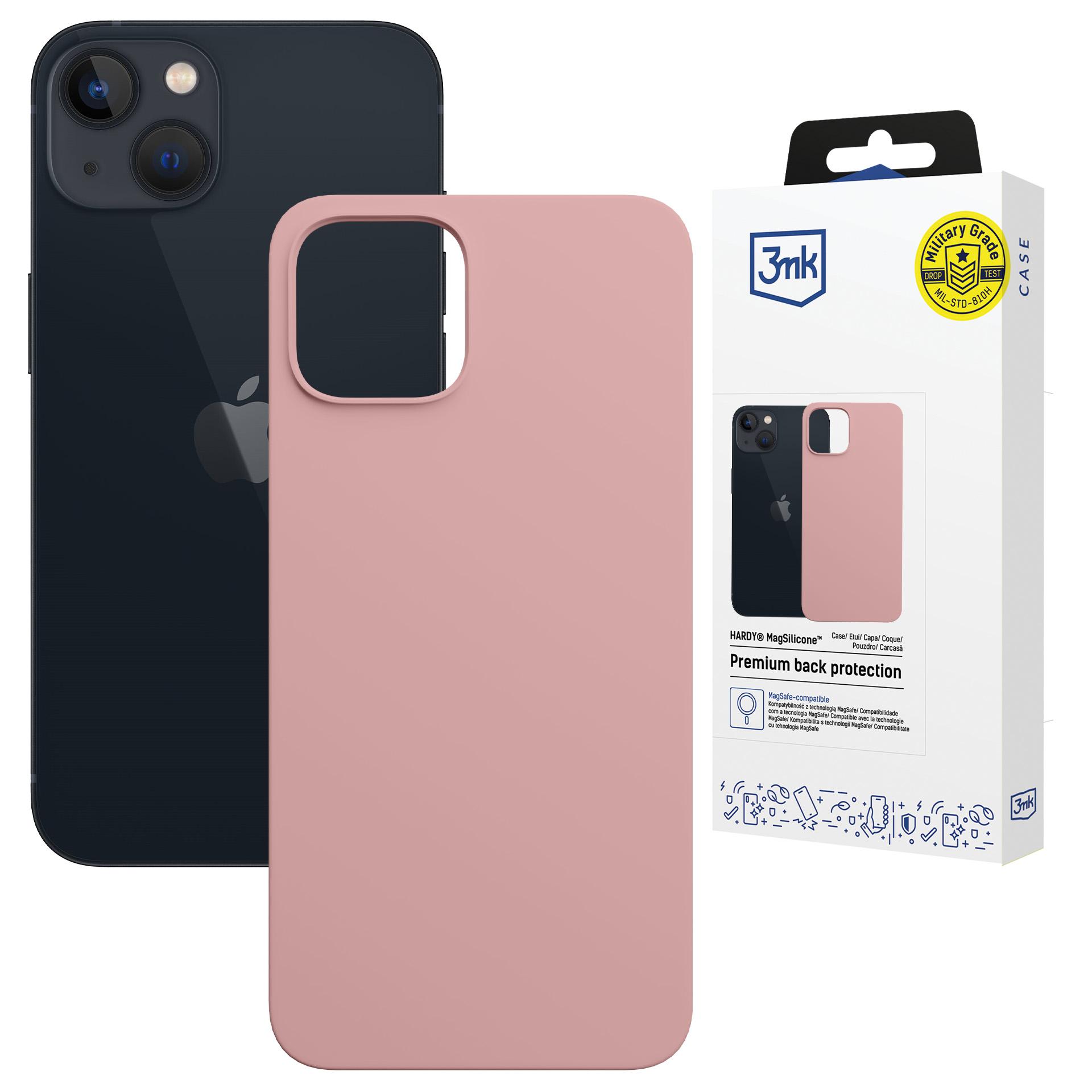 Apple Iphone 15 – 3mk Hardy Magsilicone Pink