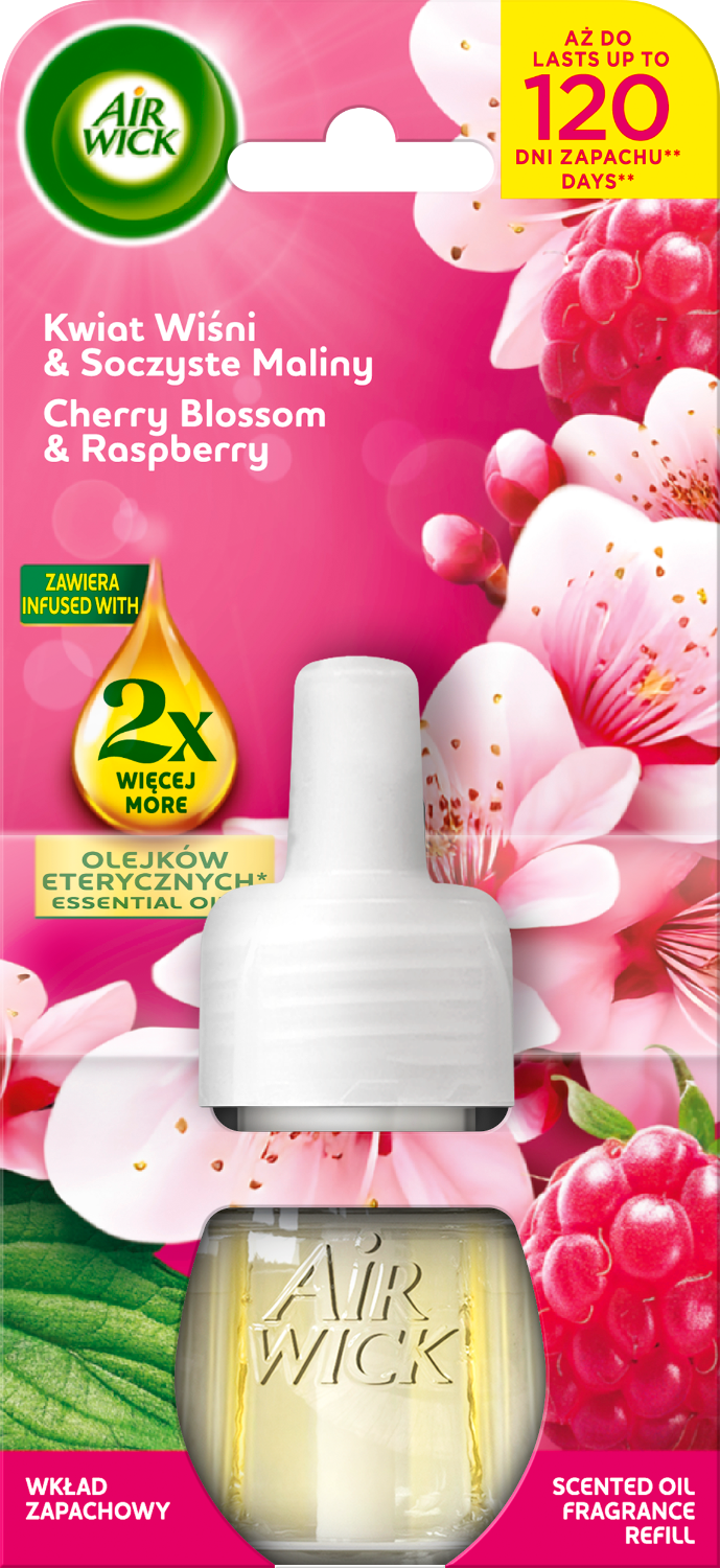 018239 Air Wick Elektrischer Dufteinsatz Kirschblüte & Saftige Himbeere