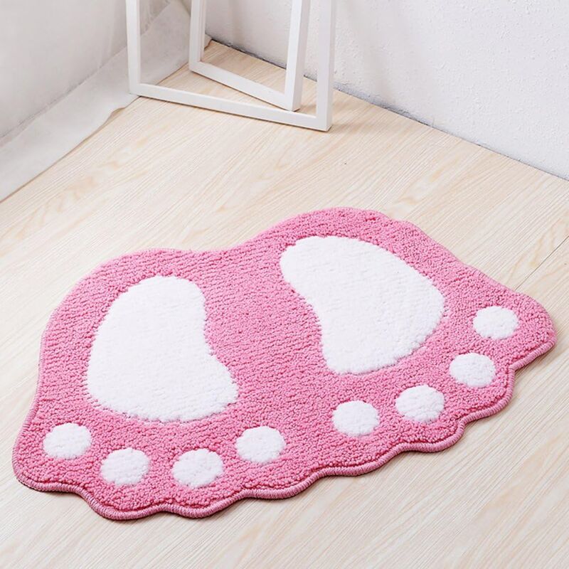 Rutschfeste Badematte (rosa), 67 X 48 Cm, Schnell Trocknendes Design, Geeignet Für Schlafzimmer, Küchen Und Flure, Leicht Zu Reinigen Und Zu Pflegen, Verbessert Die Sicherheit In Ihrem Zuhause