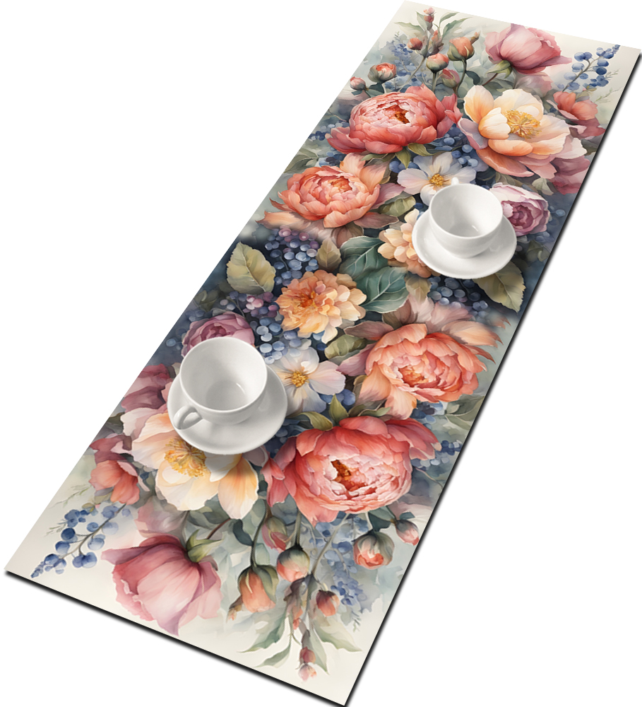 Tischläufer Felicia 115 X 40 Cm – Umweltfreundlicher Filz, Tischschutz, Dekoratives Muster, Bertoni