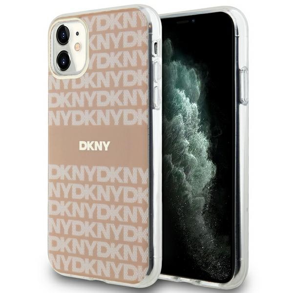 Dkny Dkhmn61hrhsep Iphone 11 / Xr6,1" Rosa Hartschale Iml Mono & Stripe Magsafe