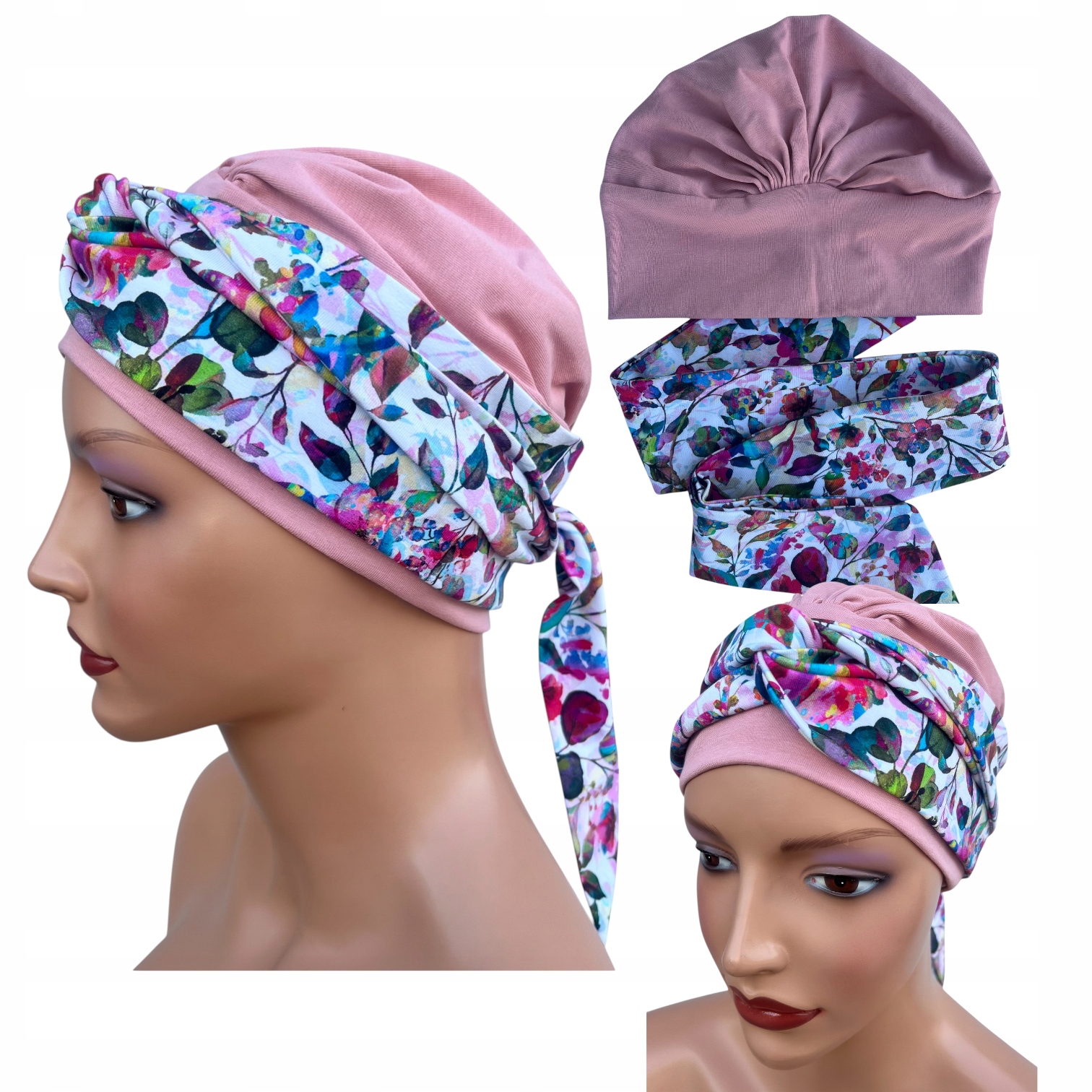Lena Damen-turban 143-467 Baumwollschal Auch Nach Chemotherapie