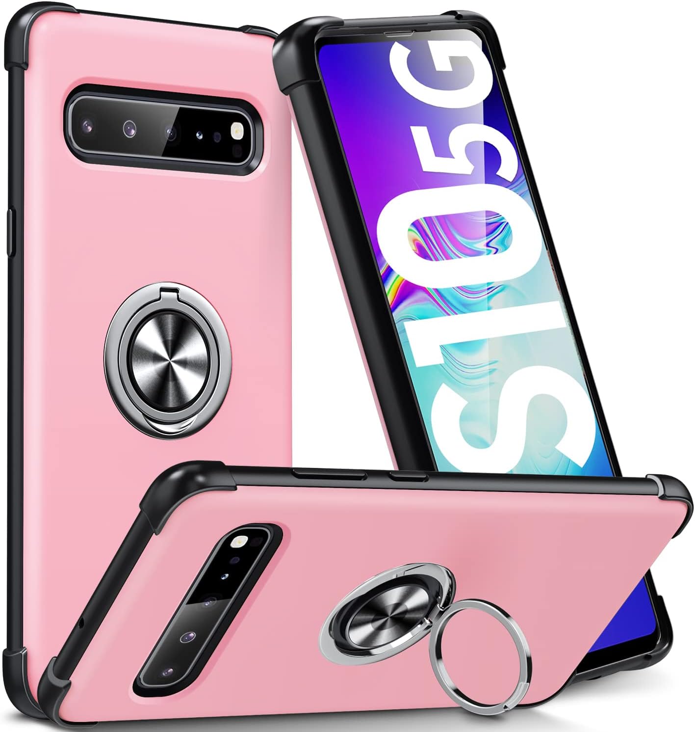 Schutzhülle Für Samsung Galaxy S10 5g, Kunststoff, Rückseite Rosa, Robust, Stabil