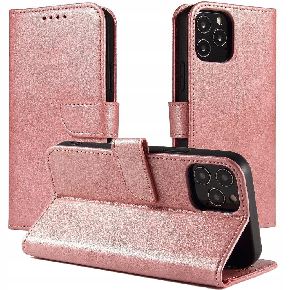Elegante Schutzhülle Mit Klappe Und Standfunktion Für Samsung Galaxy A03s (166,5 Mm), Pink