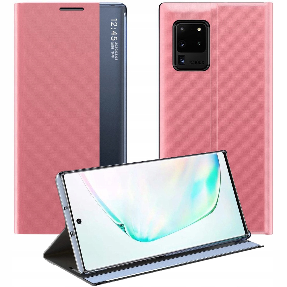 Neue Sleep Case Klapphülle Mit Standfunktion Für Samsung Galaxy A73, Pink