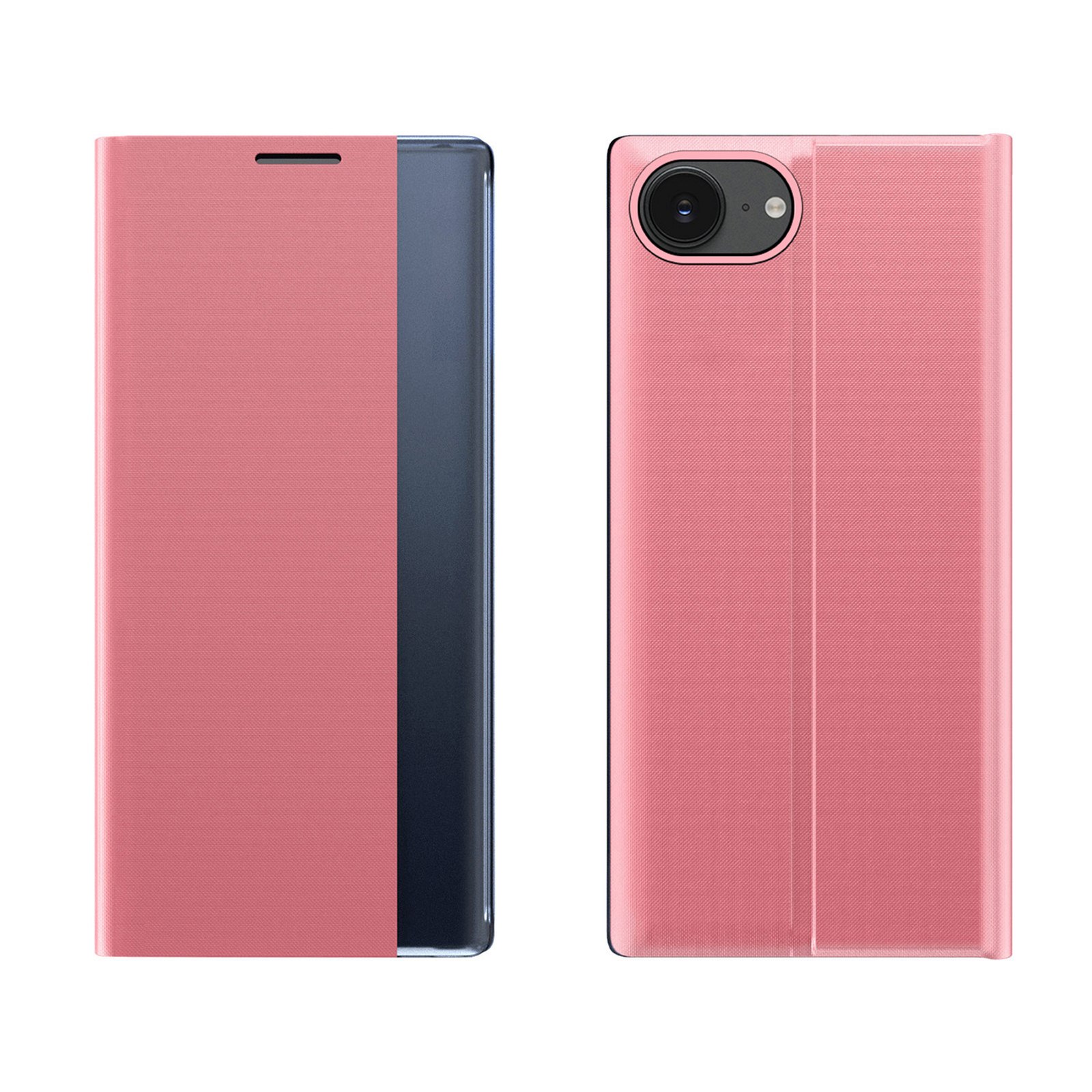 Neue Schlafhülle Mit Klappständer Für Iphone 16e – Pink