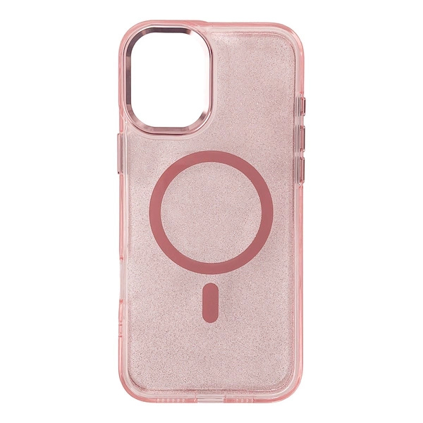 Samsung Galaxy S25 Edge Magsafe Glitzerhülle – Rosa