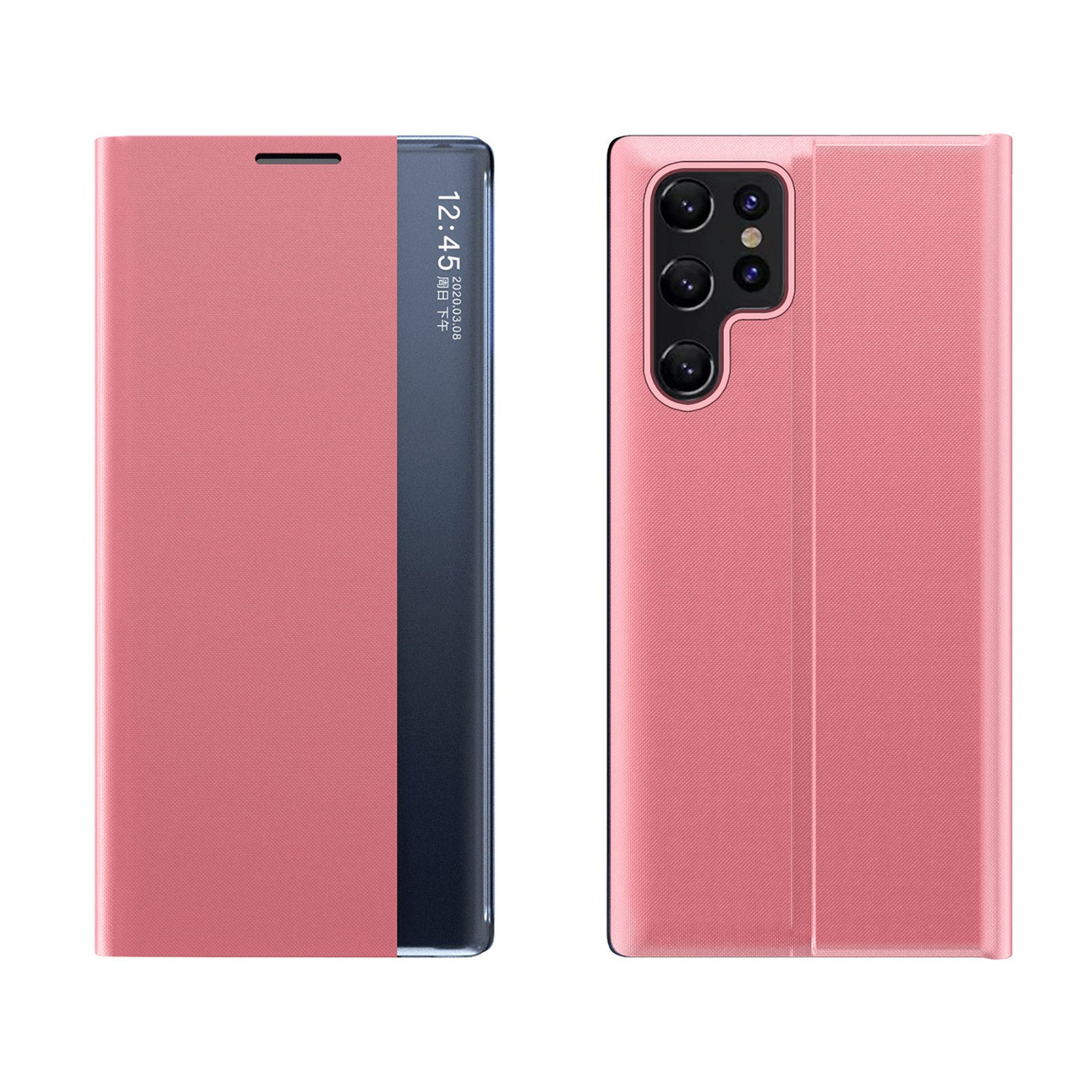 Samsung Galaxy S24 Fe Neue Schutzhülle Mit Klapp- Und Standfunktion – Pink