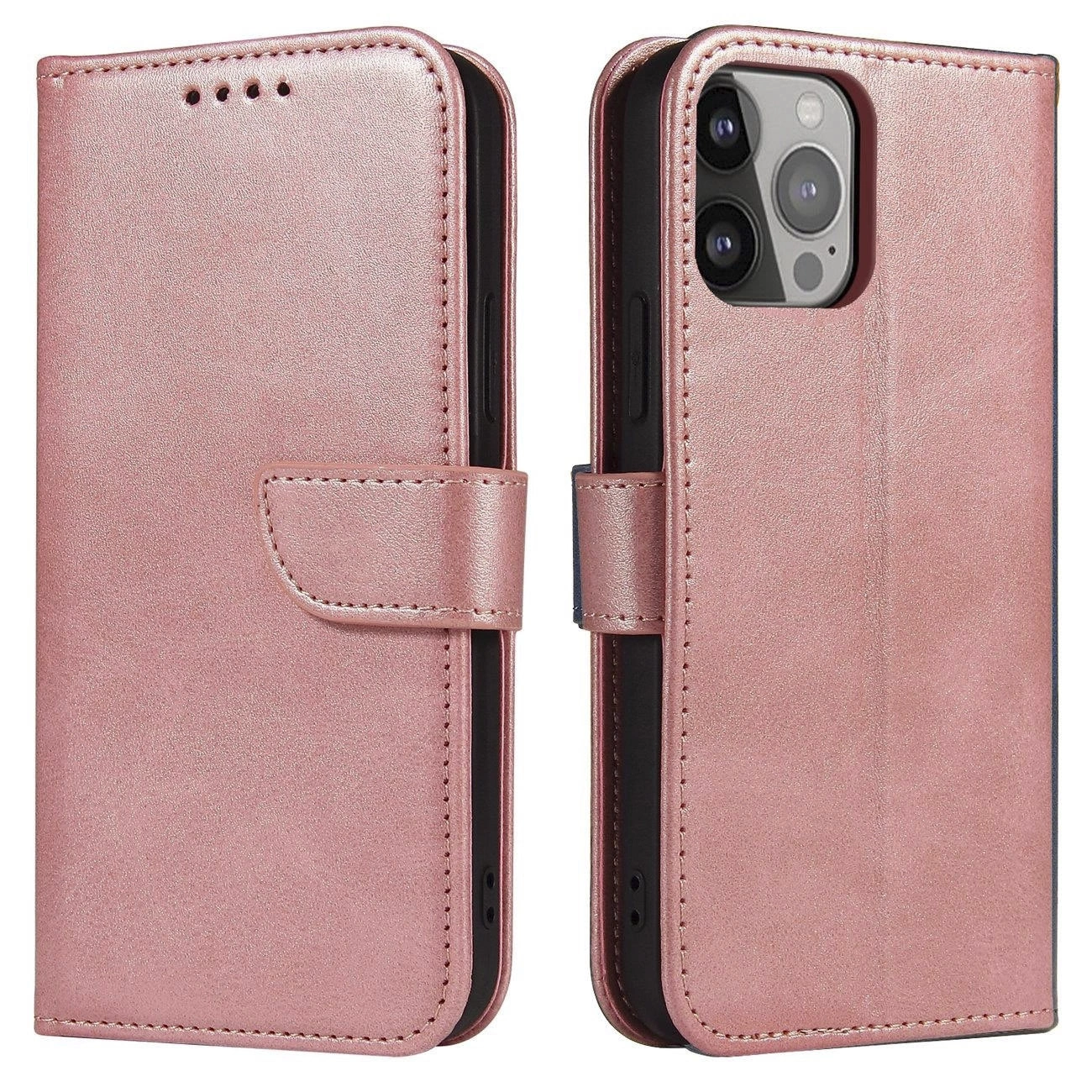 Flip-cover-hülle Für Samsung Galaxy S24 Fe Mit Magnetverschluss – Pink