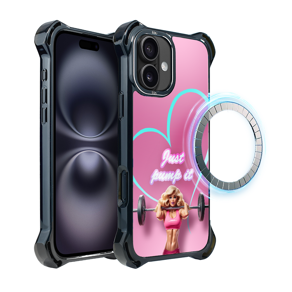 Iphone 16 Ibizu Dropguard Ultra Hülle Mit Magsafe, Move, Pump It Love