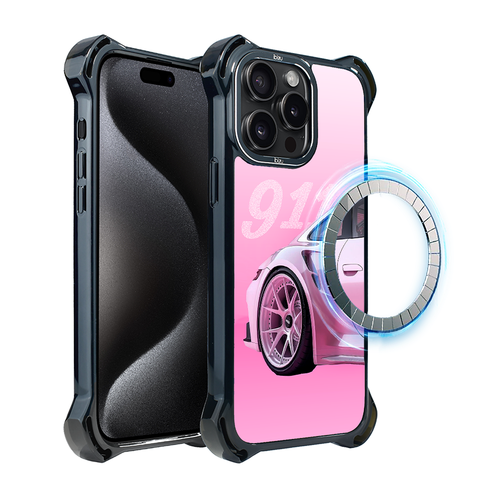 Iphone 15 Pro Max Ibizu Dropguard Ultra Hülle Mit Magsafe, Techdrive, 911 Pink