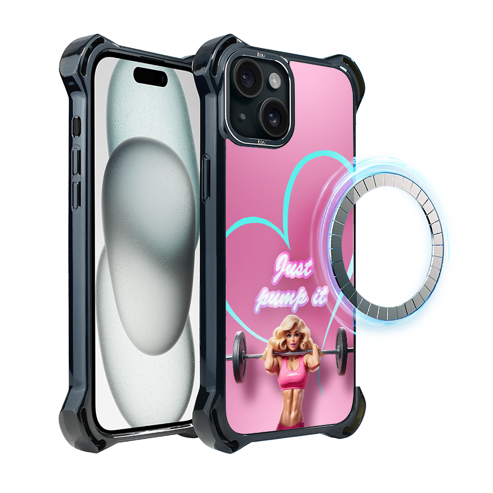 Iphone 15 Ibizu Dropguard Ultra Hülle Mit Magsafe, Move, Pump It Love