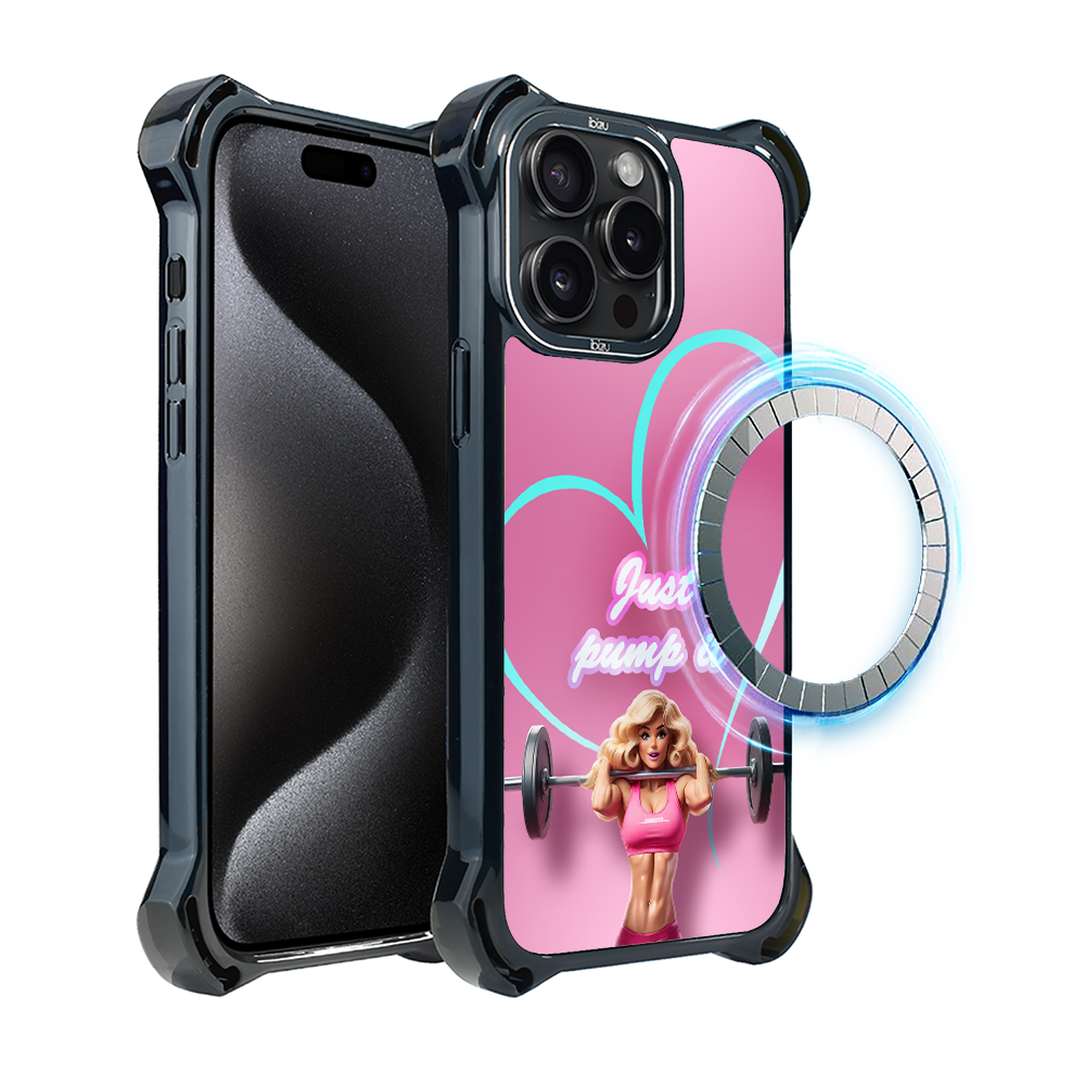 Iphone 15 Pro Max Ibizu Dropguard Ultra Hülle Mit Magsafe, Move, Pump It Love