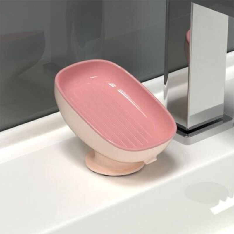 Seifenschale Mit Saugnapf Für Die Dusche (rosa)