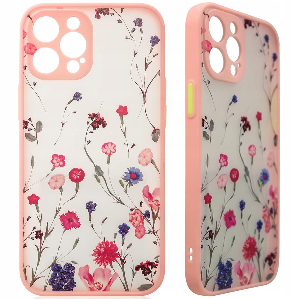 Design Case Iphone 12 Pro Max Hülle Mit Rosa Blumen