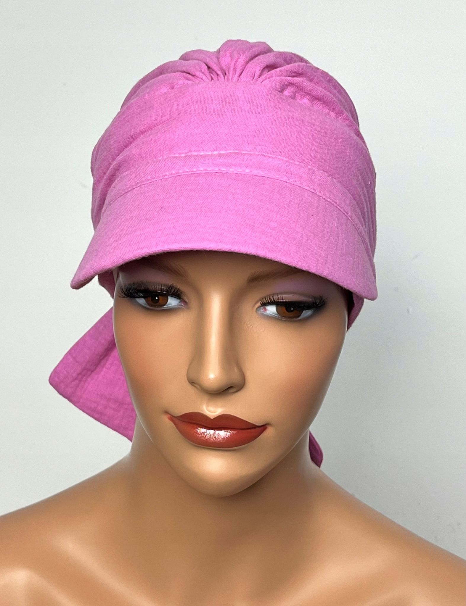Tess Turban Mit Visier 17 Musselinschal Ohne Muster Auch Nach Der Chemotherapie