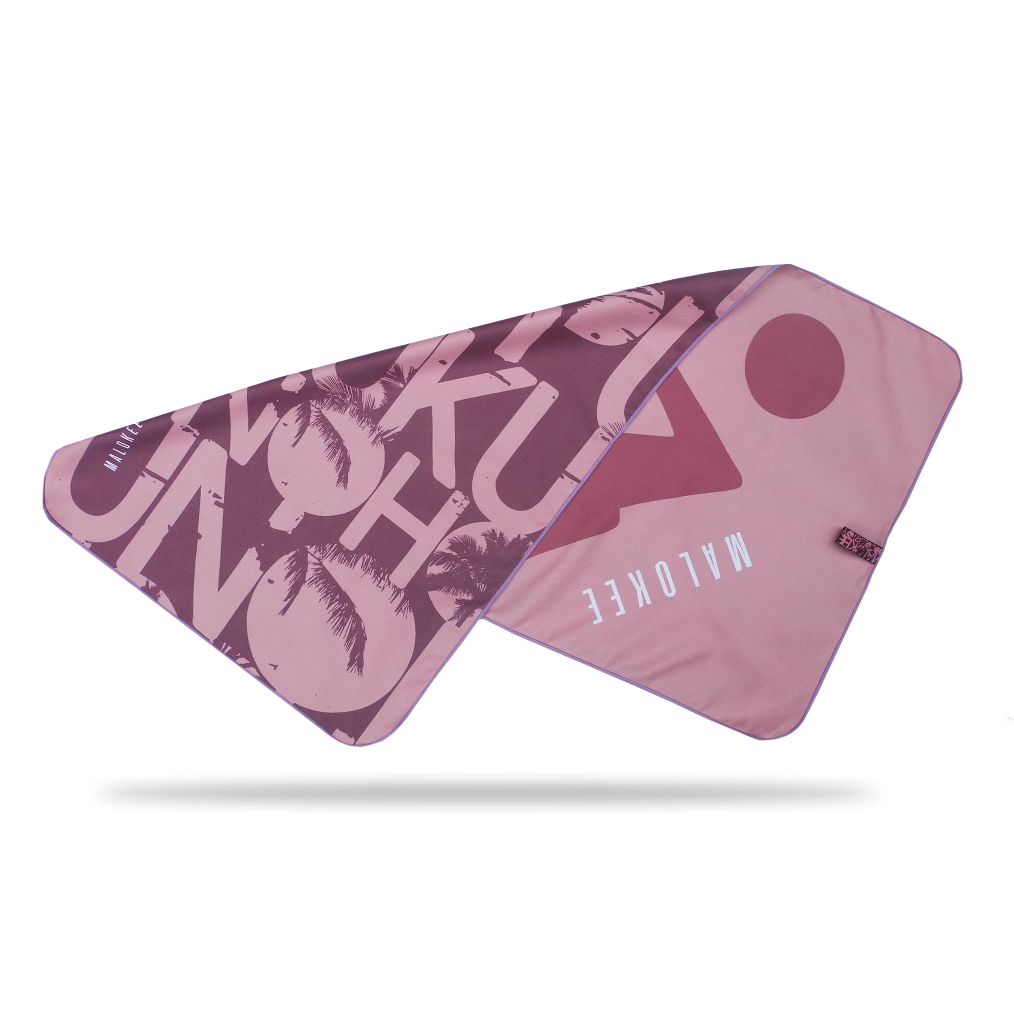Leichtes, Schnelltrocknendes, Pinkfarbenes Mikrofaser-sporthandtuch Für Fitness, 100 Cm X 50 Cm