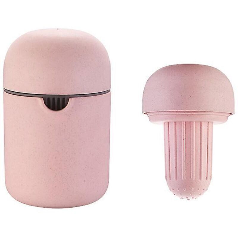 Pinkfarbene Manuelle Zitruspresse, Ideal Für Reisen