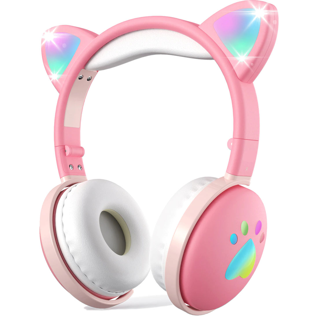 Mozos Kid Dog Kabellose Kopfhörer Für Kinder, Rosa