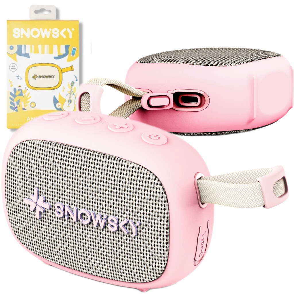 Fiio Snowsky Anywhere – Pink – Tragbarer Bluetooth-lautsprecher