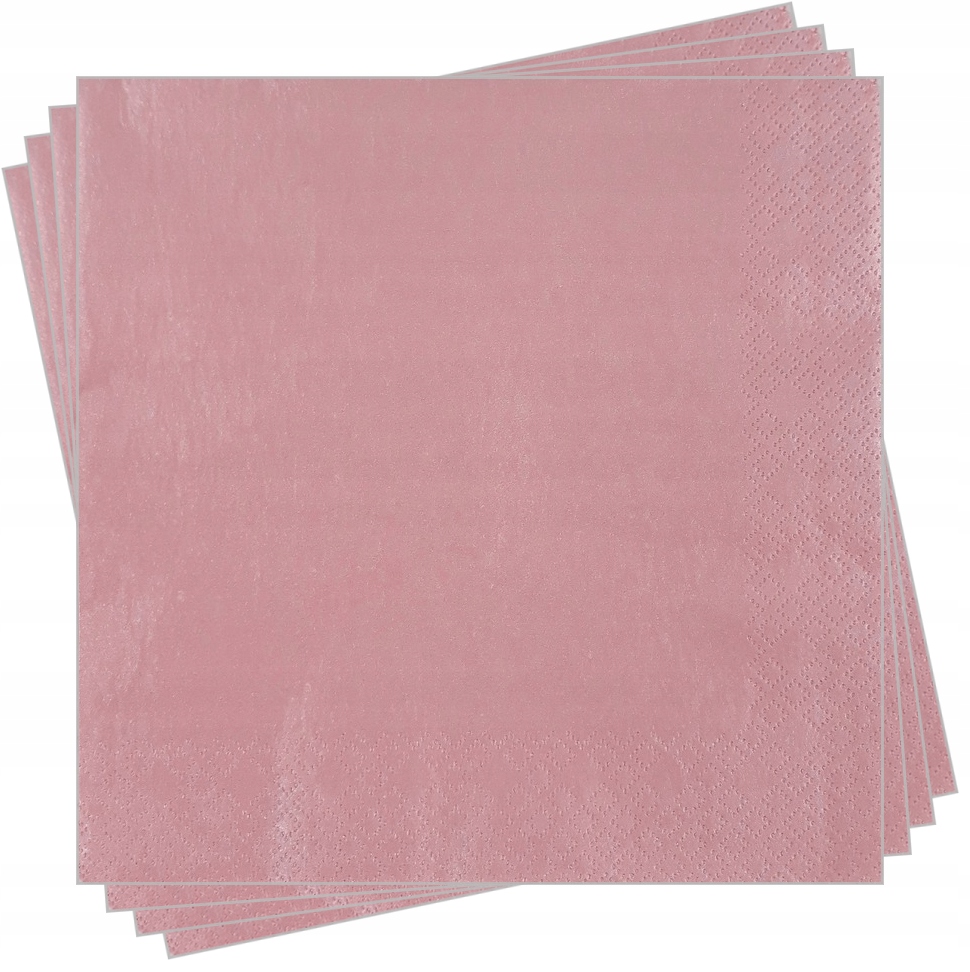 3-lagige Servietten, 20 Stück, Roségold
