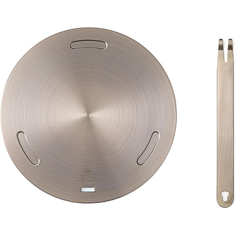 16 Cm Induktionsadapter Aus Edelstahl Mit Abnehmbarem Griff, Induktionskochfeldadapter Für Kaffeetassen, Milchkännchen, Roségold
