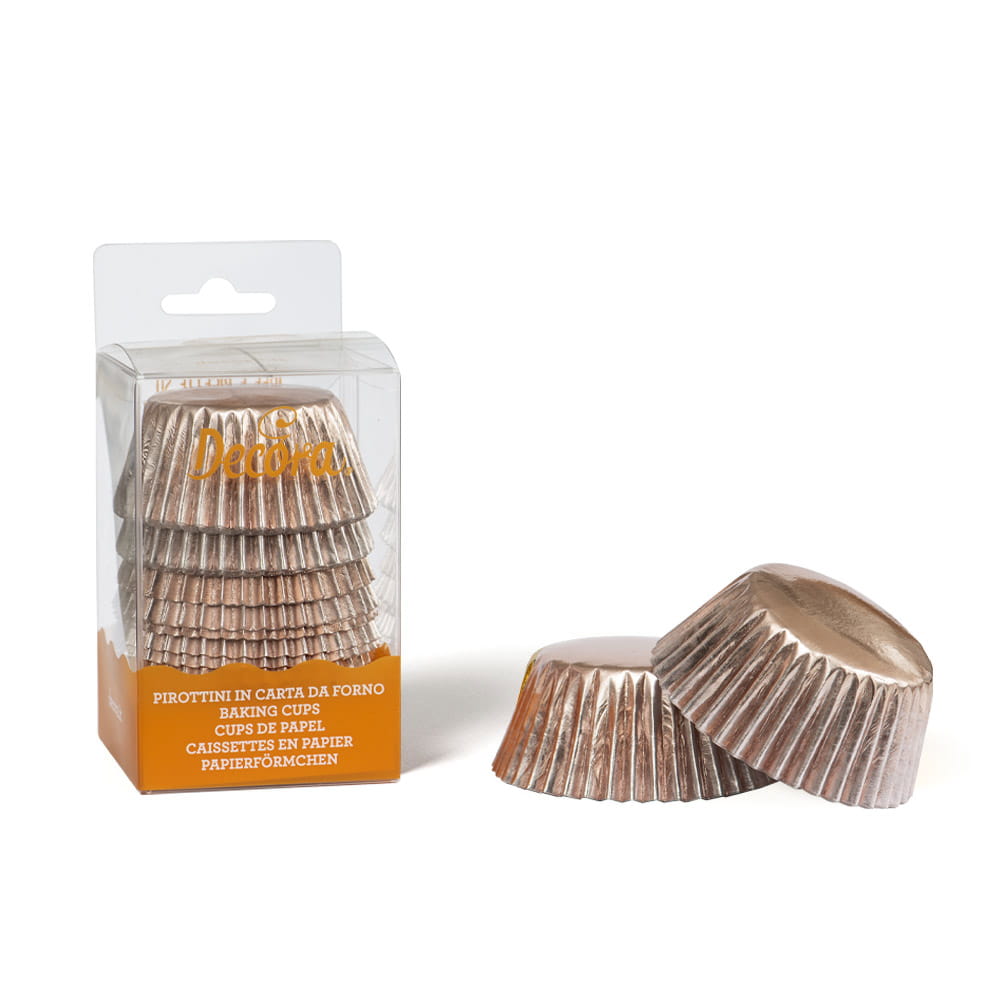 Muffinförmchen In Roségold, 50 X 32 Mm, 60 Stück