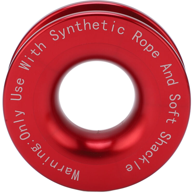 Reparaturring Für Weiche Schäkel, Tragbares, Funktionales Seilwindenzubehör, Bruchlast 41.000 Lb, Für Geländefahrzeuge (rot)