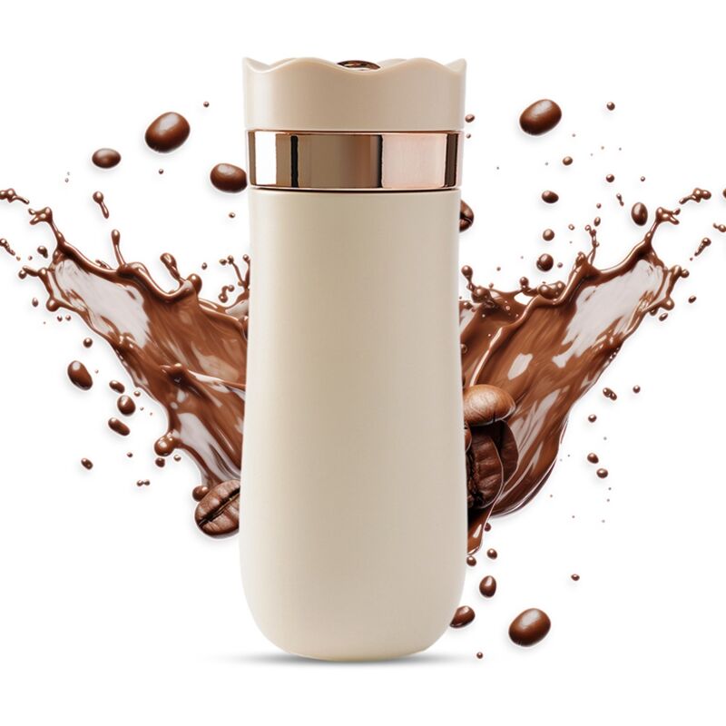Reise-french-press, Reisebecher Mit Integrierter French Press, 320 Ml / 11 Oz Doppelwandiger French-press-becher, Hält 8 Stunden Heiß, Für Reisen Und Camping