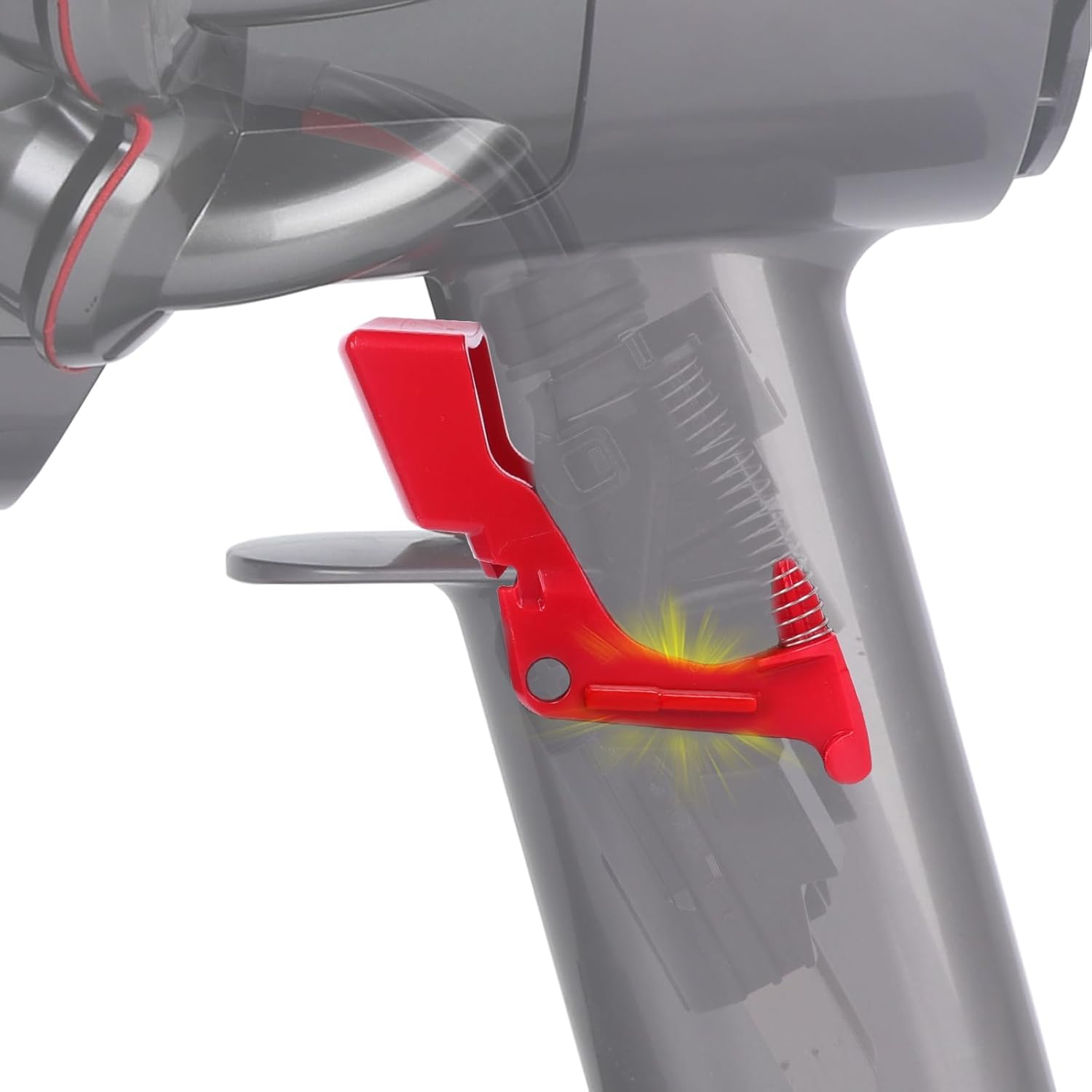Bouton De Déclenchement De Remplacement Amélioré Pour Aspirateurs Dyson V10, V11, Sv12 Et Sv14, Interrupteur Marche/arrêt Rouge, Accessoire De Dépannage